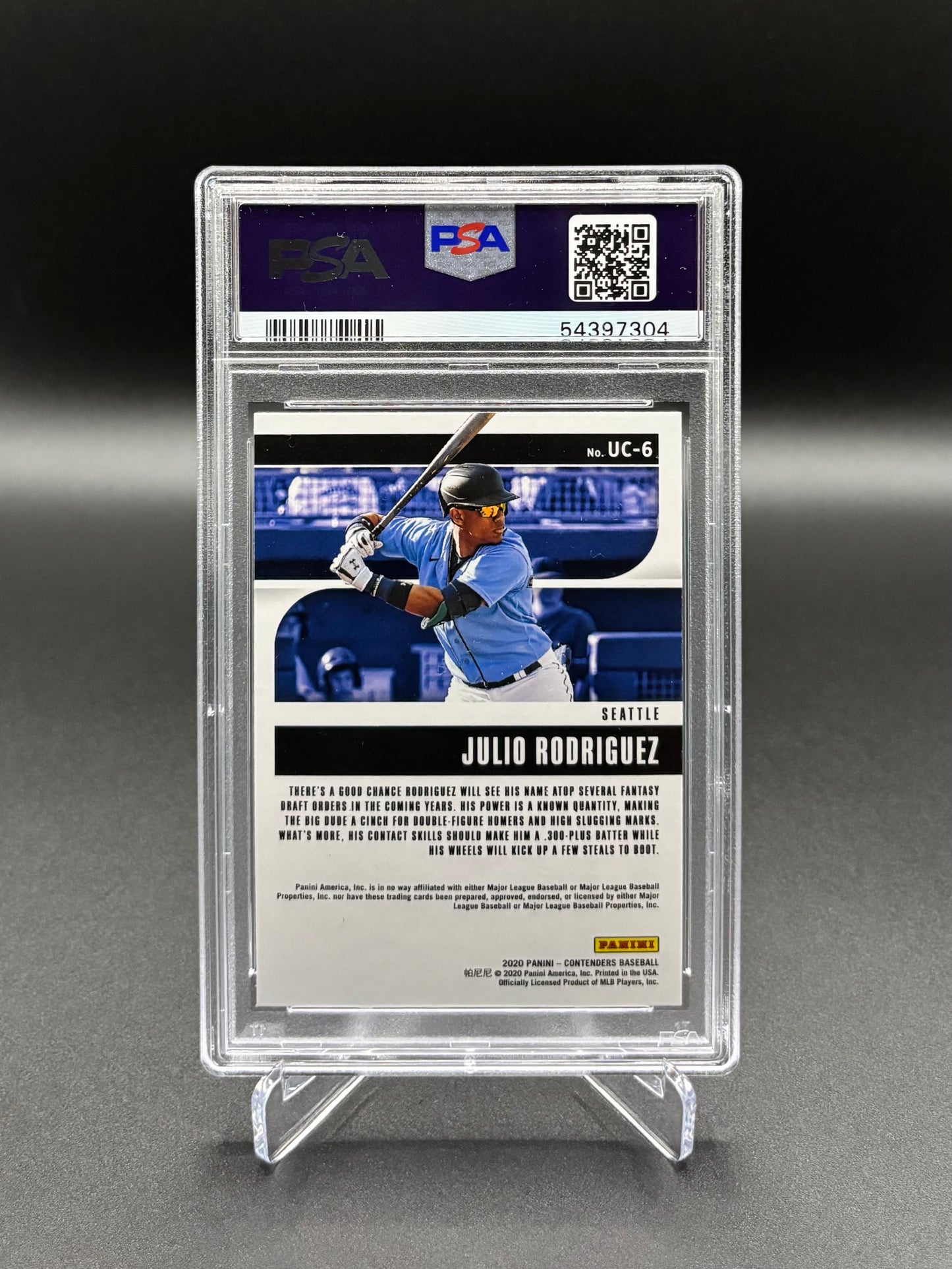 Julio Rodriguez - 2020 Panini Contenders Up & Coming #UC6