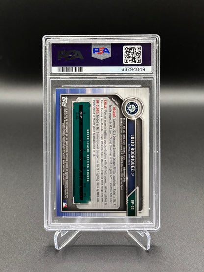 Julio Rodriguez - 2019 Bowman #BP33 Paper Prospects PSA 10 GEM MT
