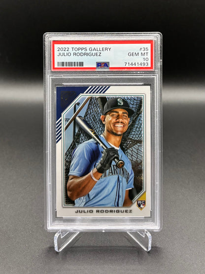 Julio Rodriguez - 2022 Topps Gallery Rookie Card #35 PSA 10 Gem Mint Mariners