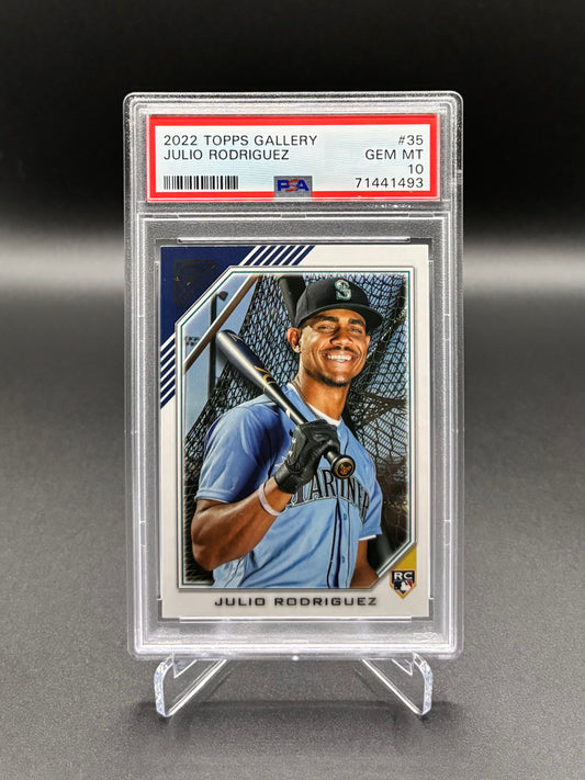 Julio Rodriguez - 2022 Topps Gallery Rookie Card #35 PSA 10 Gem Mint Mariners