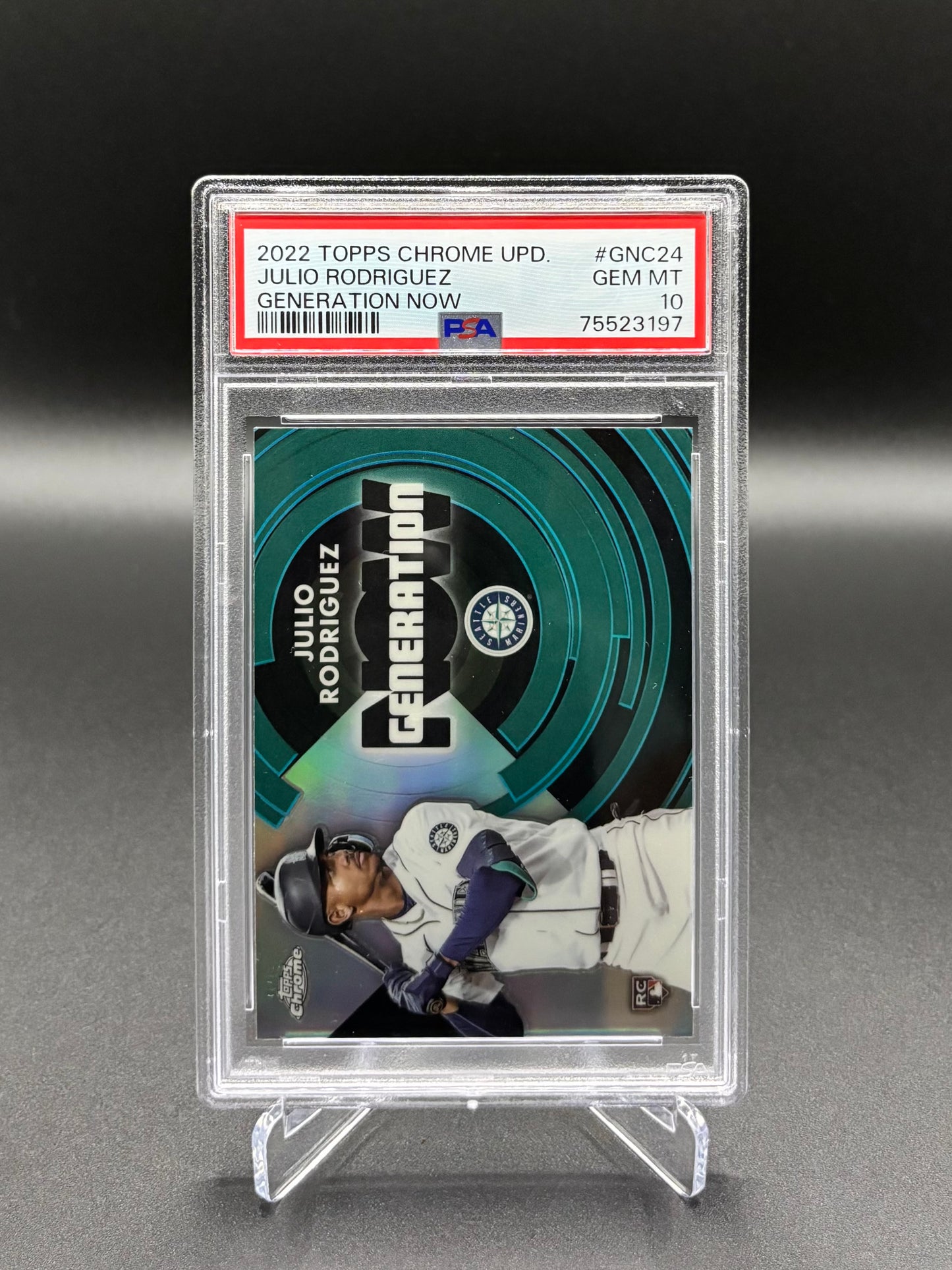 Julio Rodriguez - 2022 Topps Chrome Update Generation Now #GNC-24 PSA 10 GEM MINT