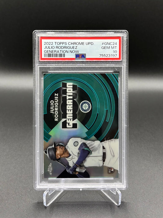 Julio Rodriguez - 2022 Topps Chrome Update Generation Now #GNC-24 PSA 10 GEM MINT