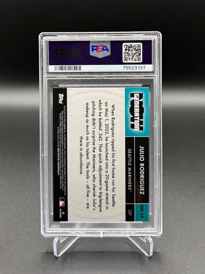 Julio Rodriguez - 2022 Topps Chrome Update Generation Now #GNC-24 PSA 10 GEM MINT