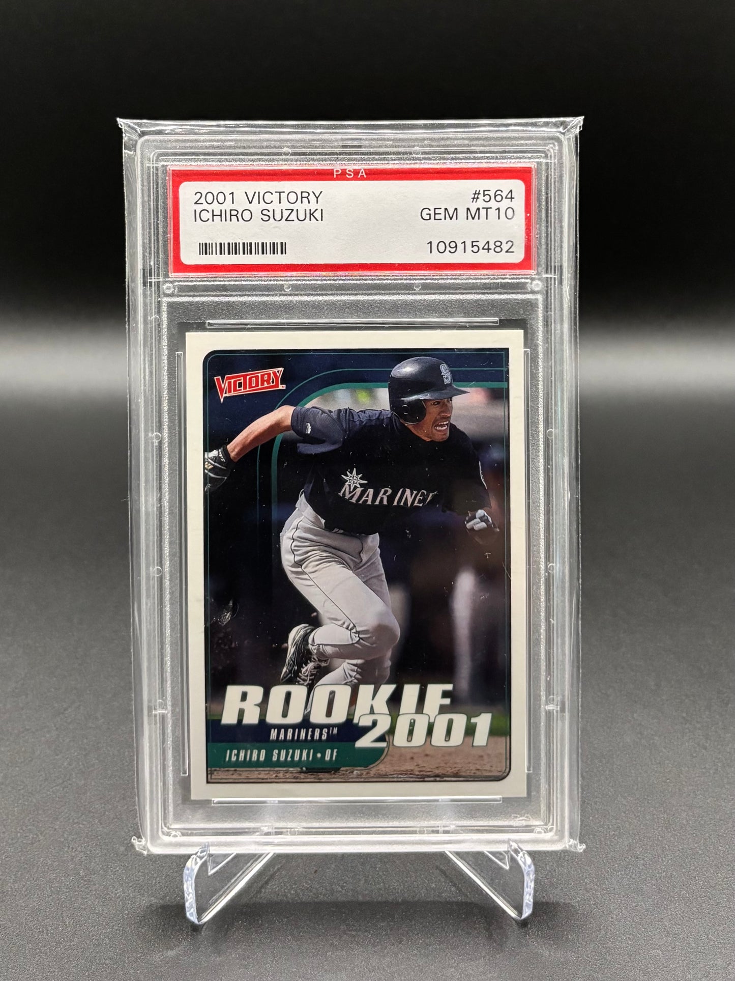 Ichiro Suzuki - 2001 Upper Deck Victory #564 Rookie – PSA 10 GEM MINT