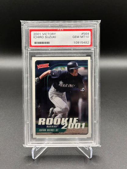 Ichiro Suzuki - 2001 Upper Deck Victory #564 Rookie – PSA 10 GEM MINT