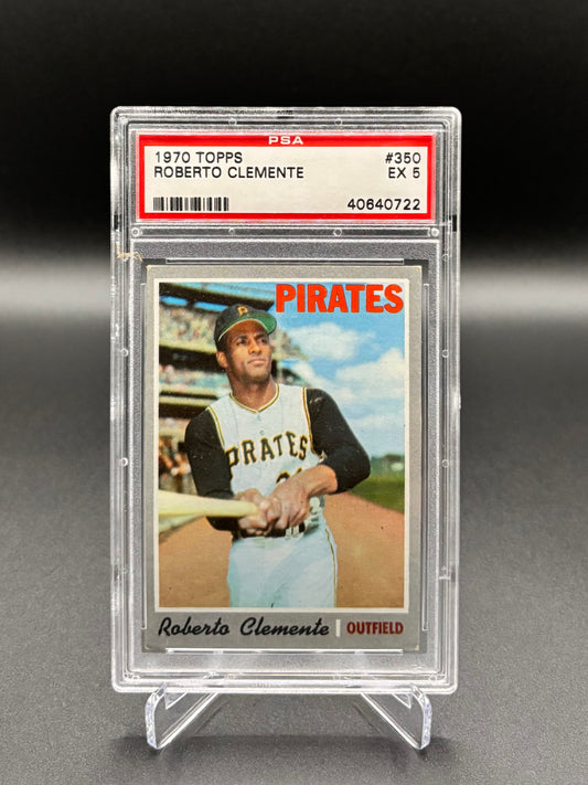 Roberto Clemente - 1970 Topps #350 PSA 5 (EX) – Vintage Pirates HOF