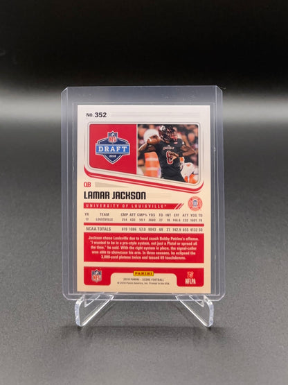 Lamar Jackson - 2018 Panini Score Rookie Card #352