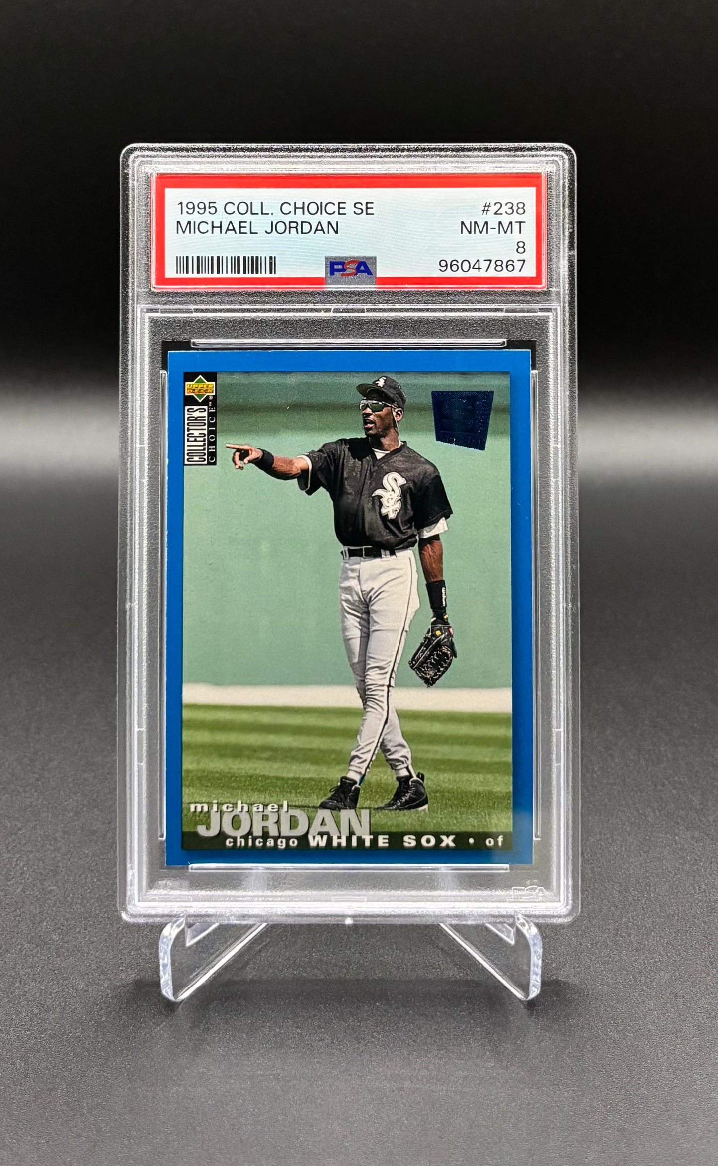 Michael Jordan - 1995 Collector’s Choice SE #238 — PSA 8 NM-MT (Special Edition Baseball Card)