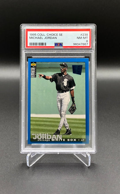 Michael Jordan - 1995 Collector’s Choice SE #238 — PSA 8 NM-MT (Special Edition Baseball Card)