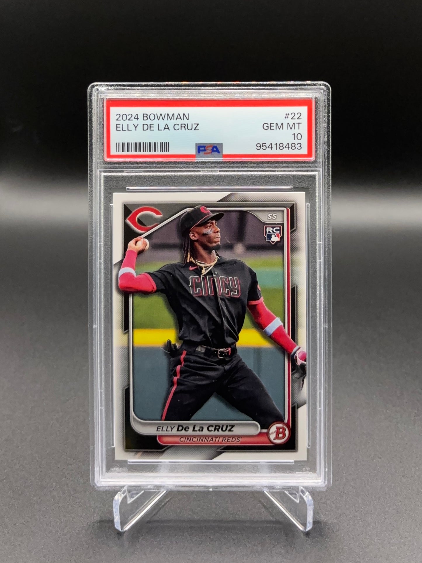 Elly De La Cruz - 2024 Bowman #22 — PSA 10 GEM MT Rookie Card