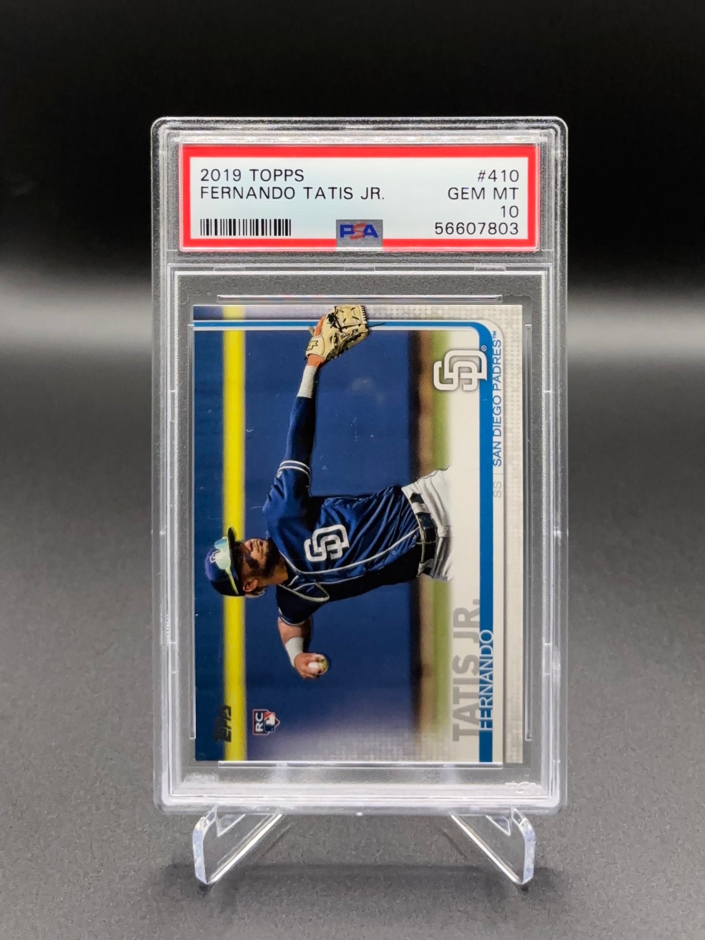 Fernando Tatis Jr. - 2019 Topps #410 — PSA 10 GEM MT Rookie Card