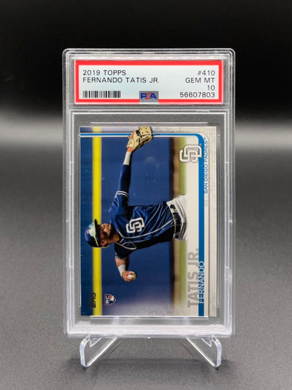 Fernando Tatis Jr. - 2019 Topps #410 — PSA 10 GEM MT Rookie Card