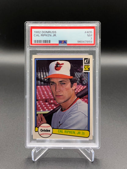 Cal Ripken Jr. Rookie Card - 1982 Donruss #405 – PSA 7 (Near Mint)