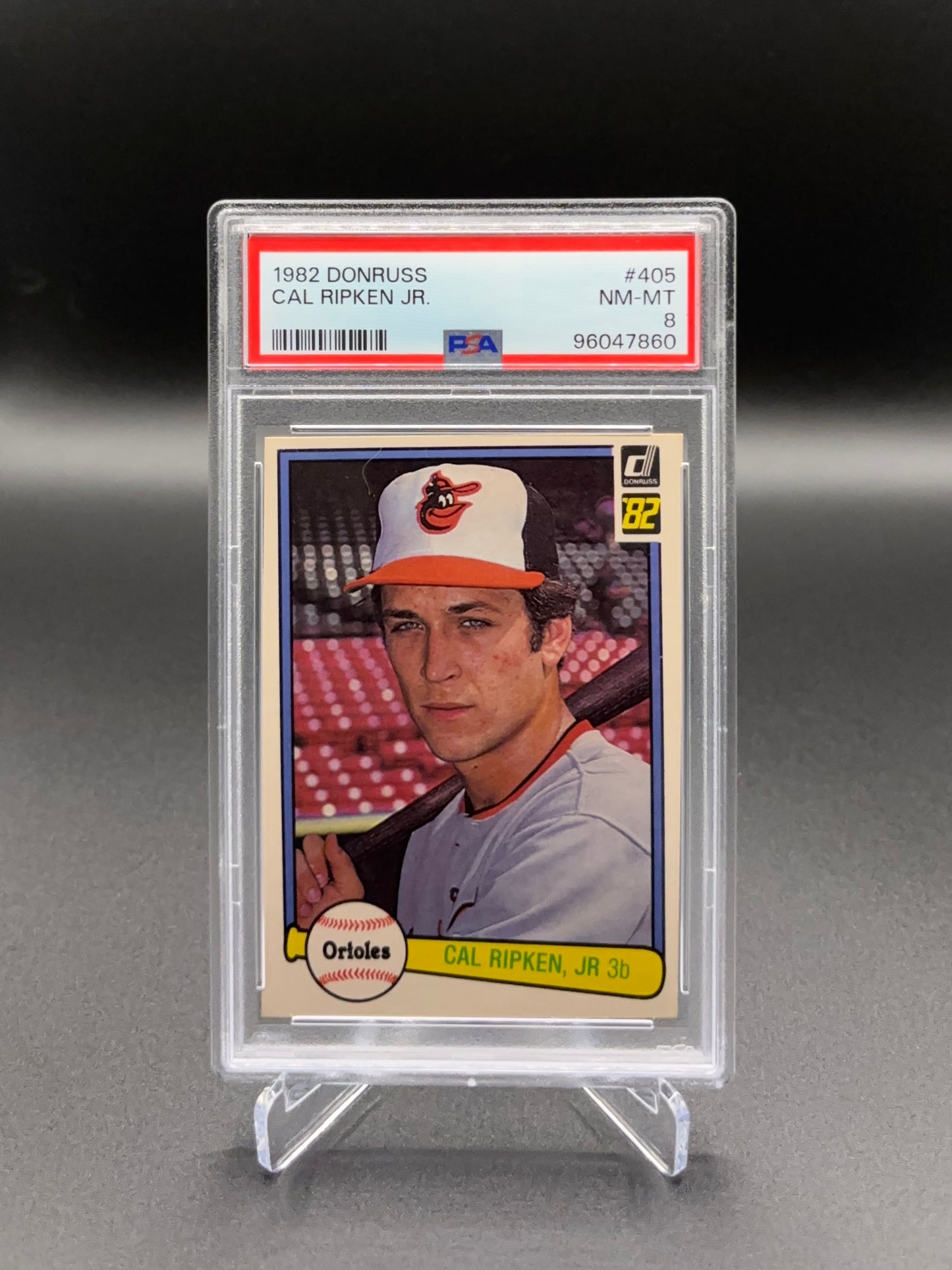 Cal Ripken Jr. Rookie Card - 1982 Donruss #405 — PSA 8 NM-MT
