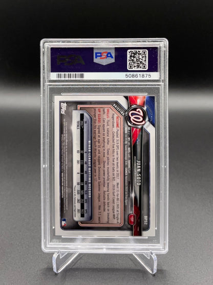 Juan Soto - 2018 Bowman Paper Prospects #BP52 – PSA 10 GEM MINT