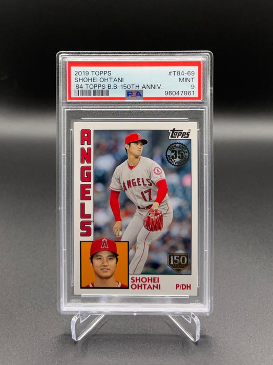 Shohei Ohtani - 2019 Topps ’84 Topps Baseball 150th Anniversary #T84-69 144/150 PSA 9 Mint
