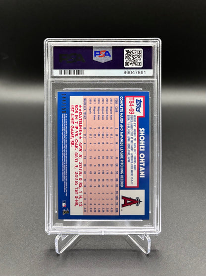 Shohei Ohtani - 2019 Topps ’84 Topps Baseball 150th Anniversary #T84-69 144/150 PSA 9 Mint