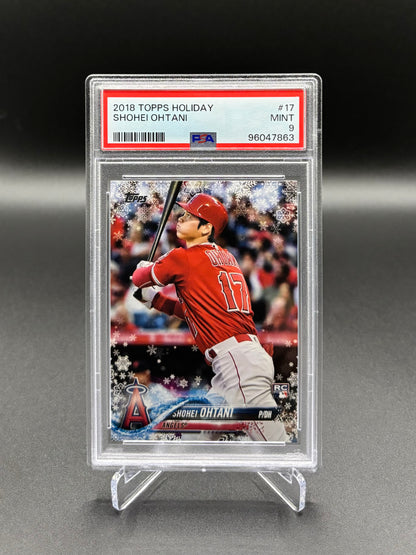 Shohei Ohtani - 2018 Topps Holiday Rookie Card #HMW17 – PSA 9 MINT