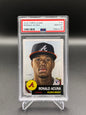 Ronald Acuña Jr. - 2018 Topps Living #19 PSA 10 GEM MT Rookie Card – Atlanta Braves
